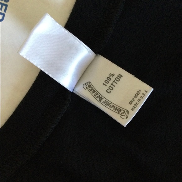 CHROME HEARTS HORSESHOE “LOS ANGELES” LONG SLEEVE TEE T-SHIRT BLACK AUTHENTIC M - Picture 11 of 12